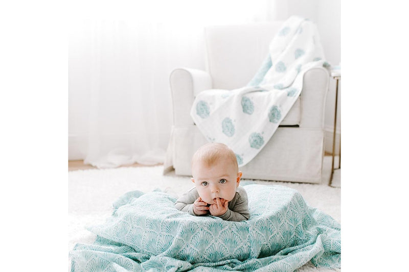 Aden + Anais: Dream Blanket - Paisely Teal