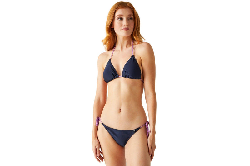 Regatta Womens/Ladies Andrellia Bikini Top (Navy/Radiant Orchid) (10 UK)