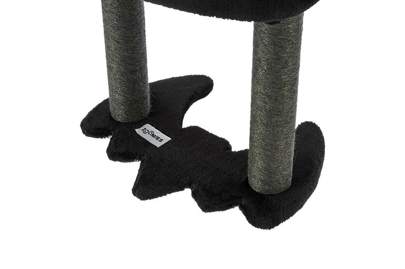 Zoomies Gothic Black - Medium Cat Scratching Post Tree - 65cm