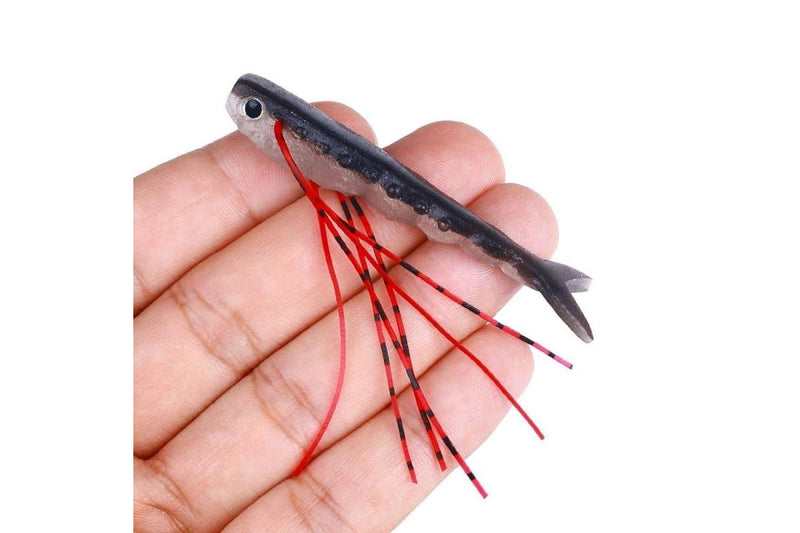 5 Piece 6.6cm Hengjia So175 Split Fork Soft Bait Salmon Lures