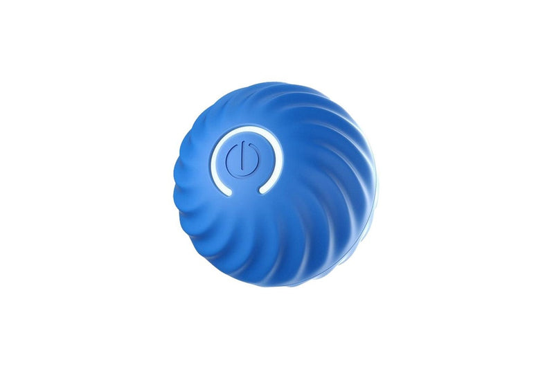 Pet Automatic Rolling Ball Toy Jumping Bouncing Ball Pet Dog Toy Blue