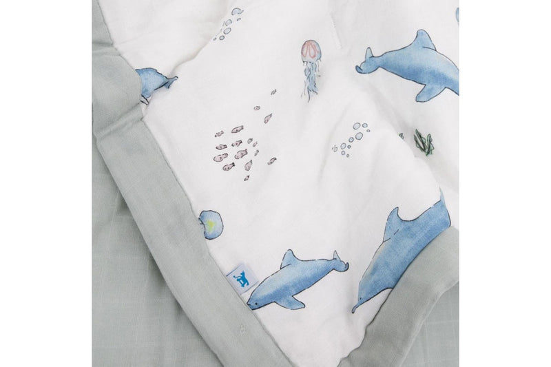 Little Unicorn: Toddler Comforter - Whales