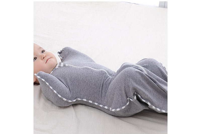 FancyGrab Baby Surrender Sleeping Bag Newborn Swaddle UP Transition Bag Grey