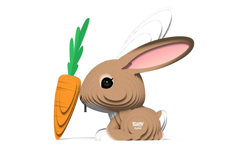 Eugy: Rabbit - 3D Cardboard Model