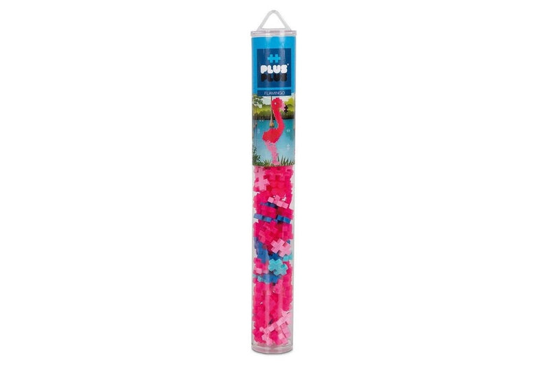 Plus-Plus: Flamingo Tube (100pc)