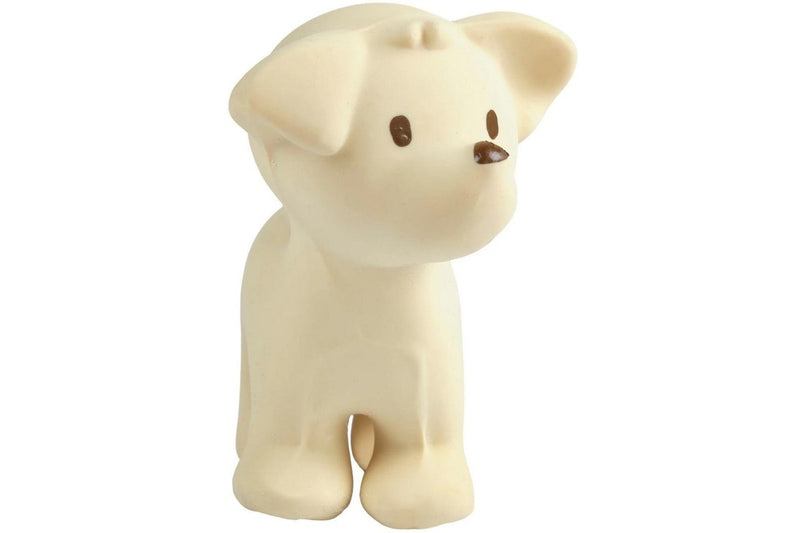 Tikiri: Natural Rubber Rattle & Bath Toy - Puppy