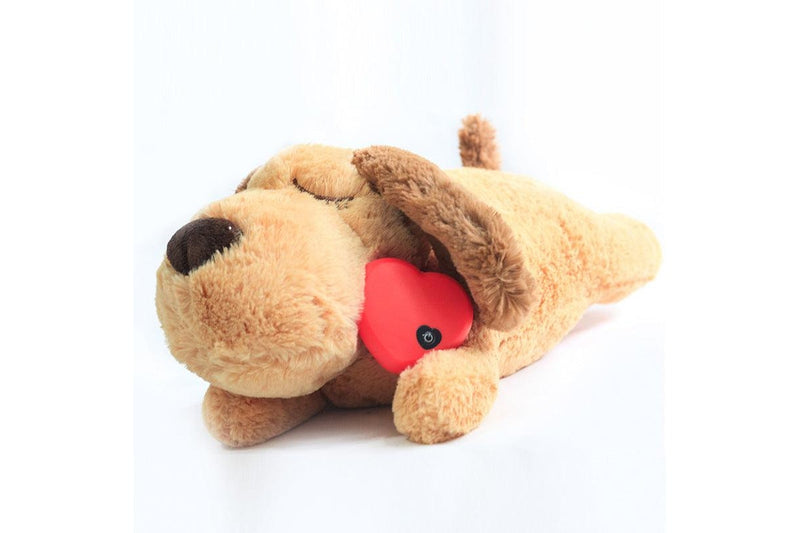 2 Sets of Heartbeat Pet Anxiety Plush Dog Toy Sleep Comforter One Size