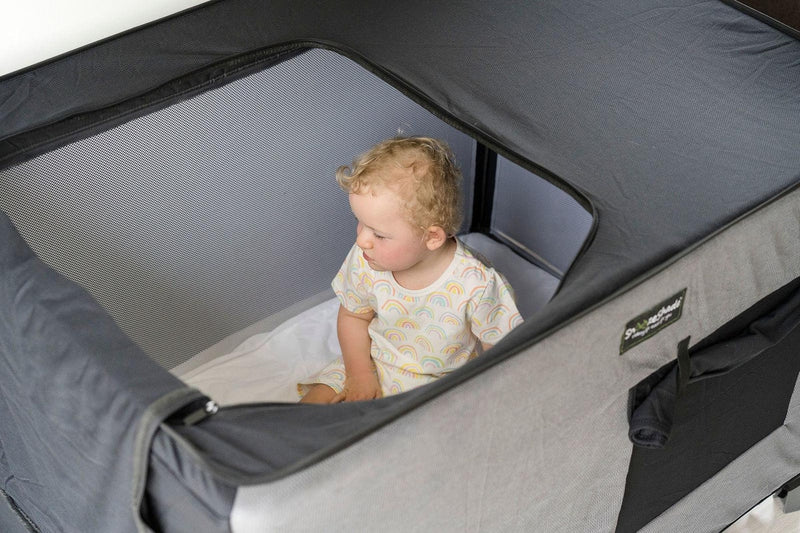 SnoozeShade: Travel Cot Blackout Cover