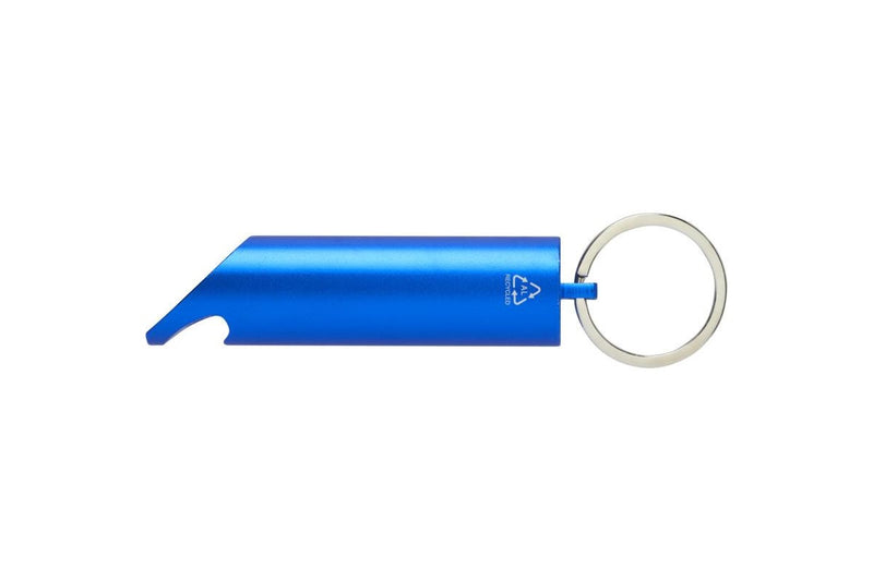 Flare Recycled Aluminium Torch Keyring (Royal Blue) (One Size)