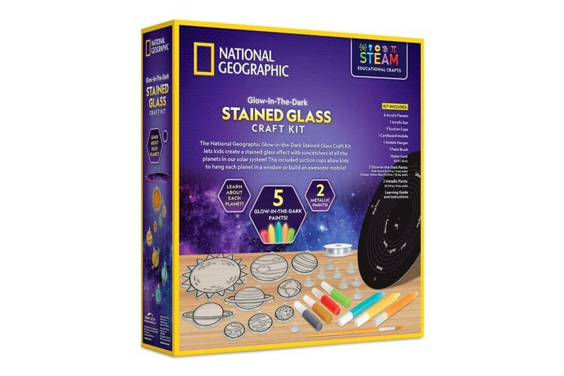 National Geographic: Stained Glass Solar System Craft Kit