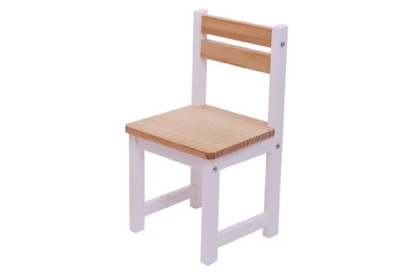 TikkTokk: Little Boss Square Table & Chairs Set - White/Natural