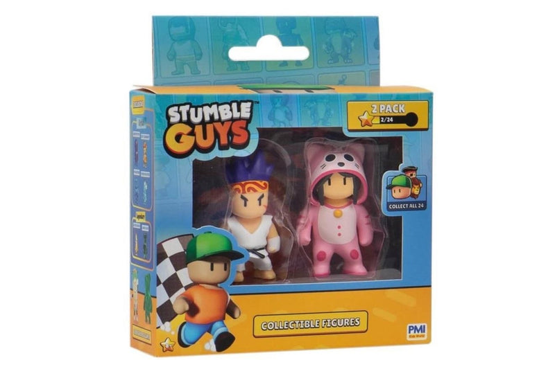 Stumble Guys: Action Figure 2-Pack - (Assorted Designs)