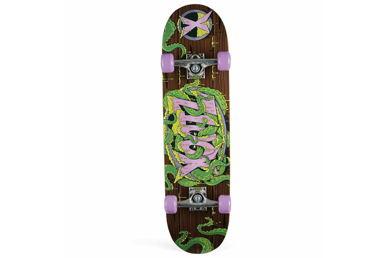 Xootz Tentacle Skateboard (Green/Brown/Pink) (One Size)