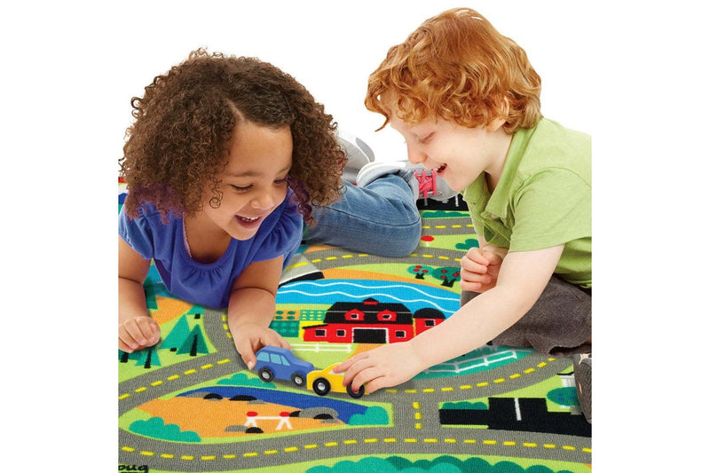 Melissa & Doug: Round the Town - Road Rug