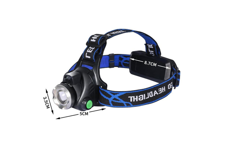 LED Outdoor Headlamp Camping Headlight Flashlight Head Torch Light Rechargeable