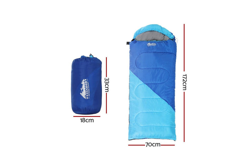 Weisshorn Kid Sleeping Bag 172CM Blue