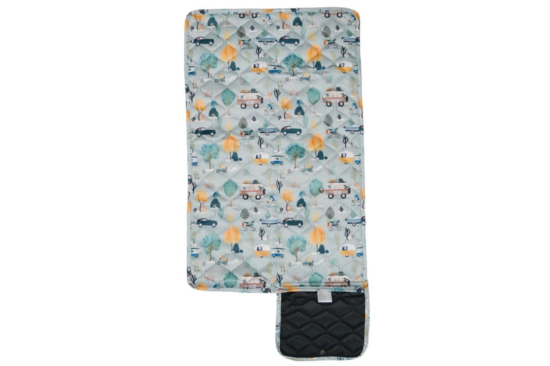 Nestling: Waterproof Quilted Change Mat - Dogs on Holiday