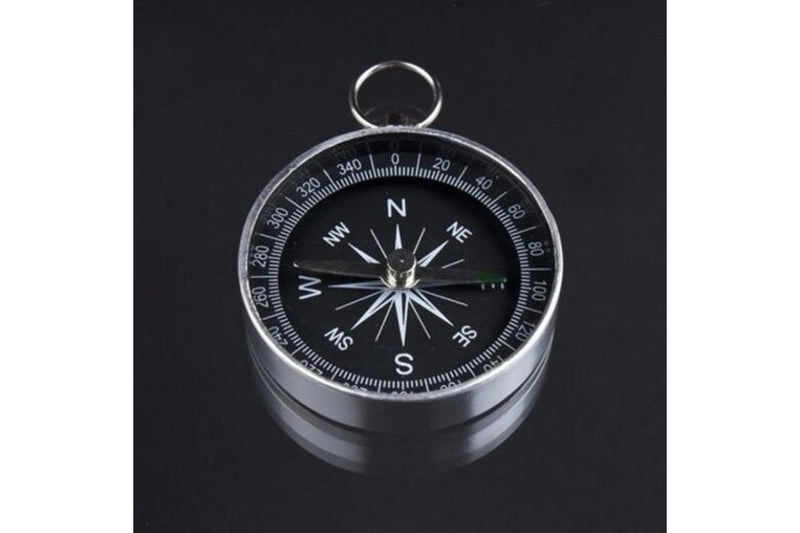 Lightweight Mini Aluminum Camping Compasses Hiking Hiker Navigation Tool White - Standard - Set Of 1