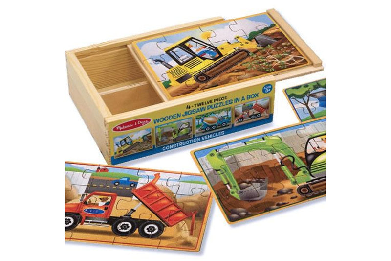 Melissa & Doug: Construction - Puzzles in a Box