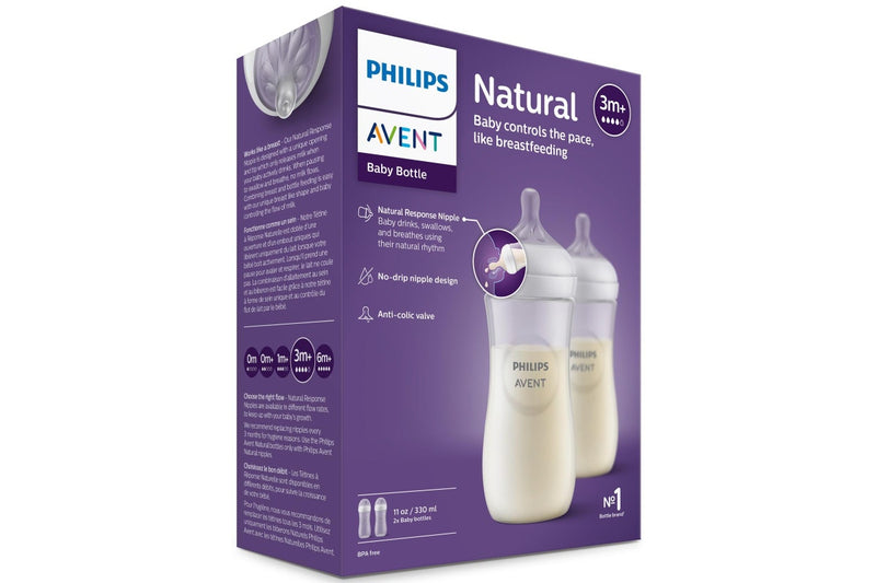 Avent: Natural Response Bottle - 330ml (2 Pack)