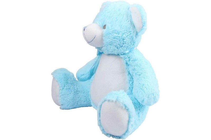 Mumbles Bear Plush Toy (Blue) (One Size)