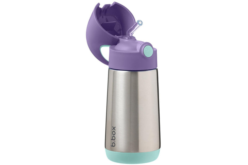 b.box: Insulated Drink Bottle - Lilac Pop (350ml)