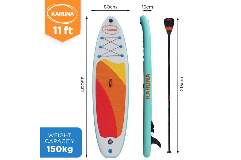 Kahuna Hana Inflatable Stand Up Paddle Board 11FT SUP Paddleboard