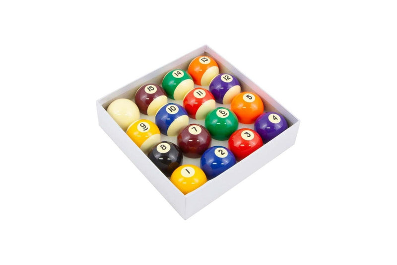 Formula Sports Profesional 1-15 Number Billards Pool Balls 2" Boxed Multicoloud