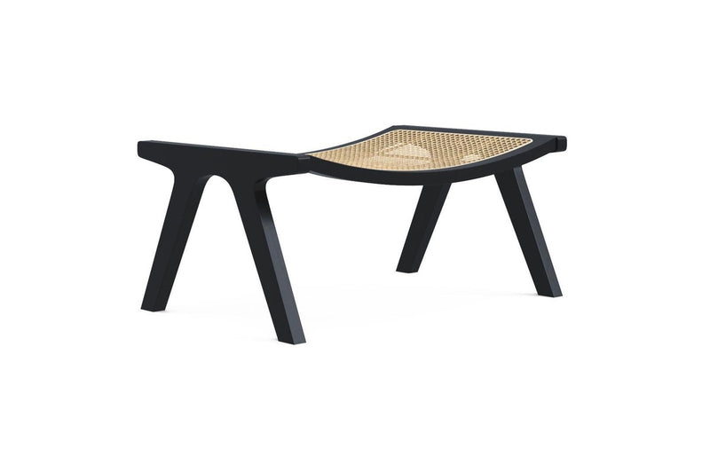 Brosa: Atlas Footstool - Black Oak