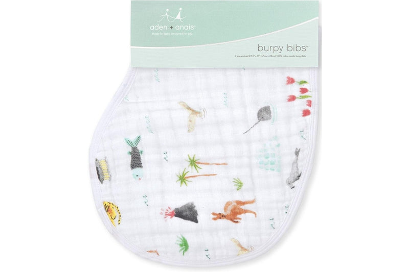 Aden + Anais: Classic Burpy Bib Set - Around The World (2 Pack)