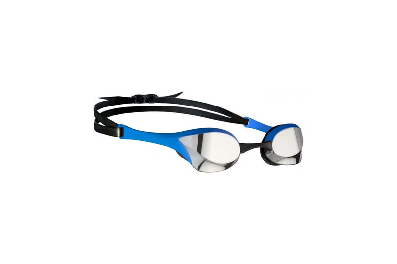 Arena Cobra Mirror Ultra Swipe Swimming Goggles (Silver/Blue) (One Size)