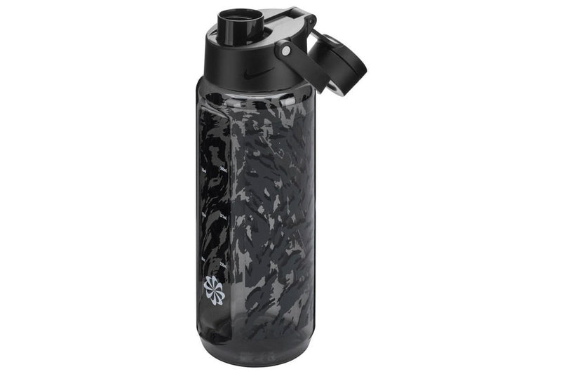 Nike TR Renew Recharge Chug Bottle - Graphic Smoke Grey / Black / White (710ml)