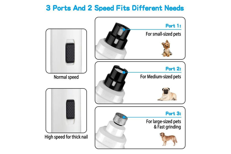 Professional Electric Rechargeable Pet Nail Grinder