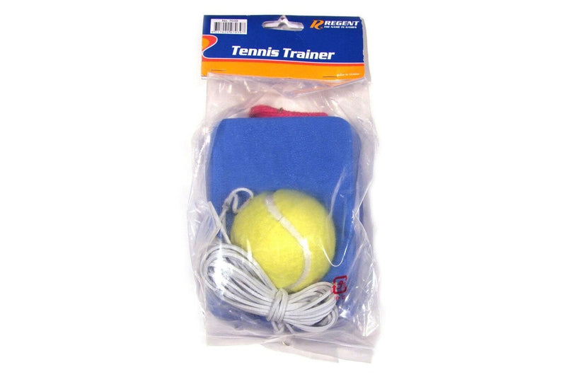 Regent Portable Tennis Trainer Ball & 15cm Base Training Practice Sports Game