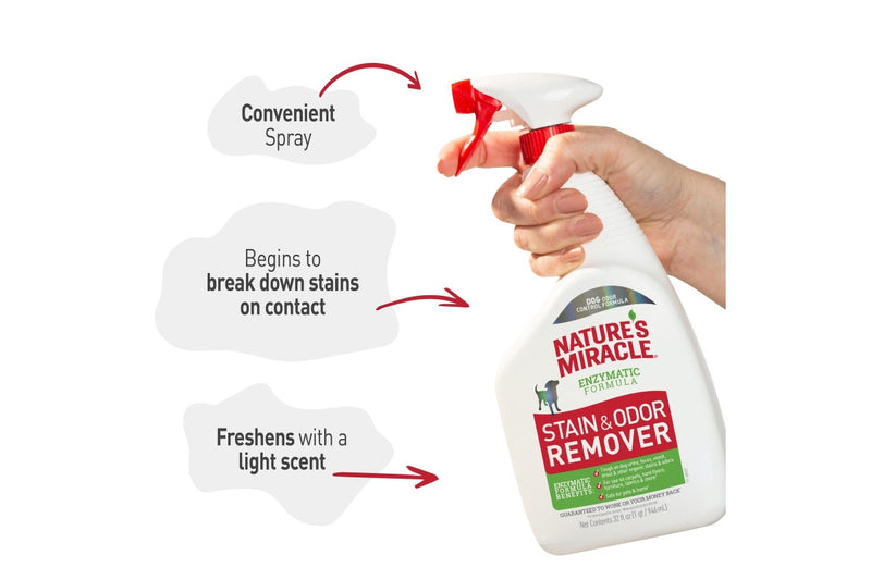 Natures Miracle: Unscented Stain And Odour Remover For Dogs 946ml