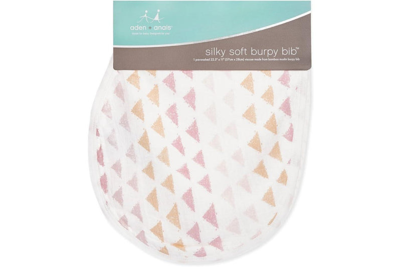 Aden + Anais: Silky Soft Bamboo Burpy Bib - Metallic Primrose Birch