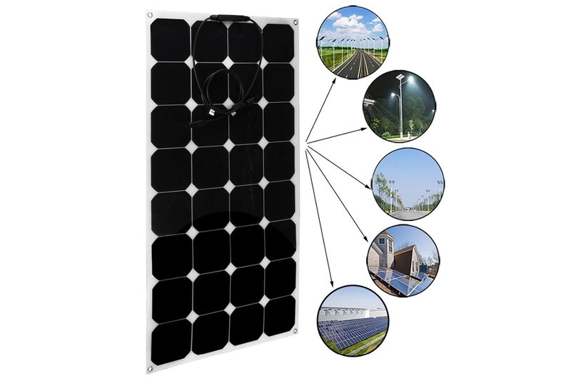 100W Solar Panel with Solar Controller