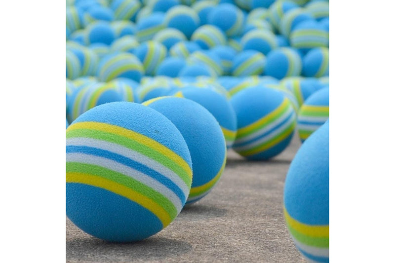 10 Pcs Golf Indoor Practice Sponge Ball Blue