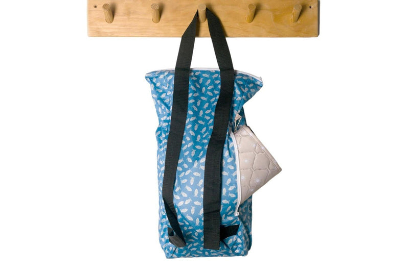 Nestling: Large Swim Wet Bag - Blue Fish