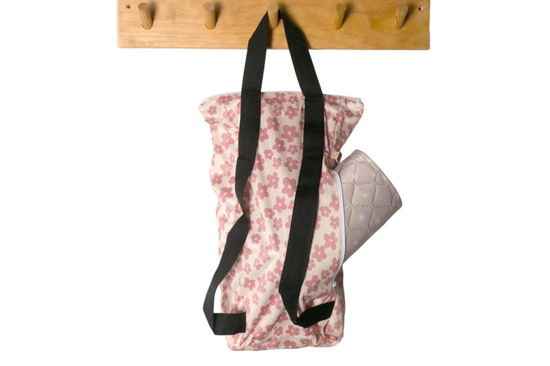 Nestling: Large Swim Wet Bag - Pink Ditsy