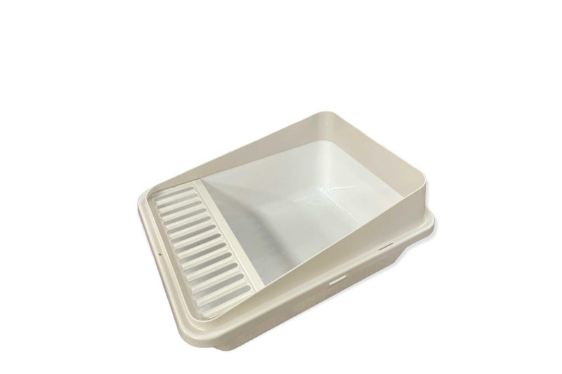 High Back Cat Litter Tray - Pet Fresh Clean Kitten Toilet Box