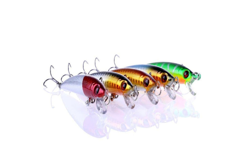 5 Piece Minnow Hard Bait Fishing Lure Set 8.5cm