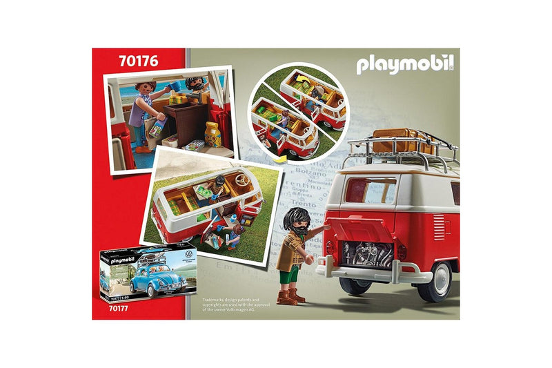 Playmobil Volkswagen T1 Camper Van Kids Children Interactive Play Toy Playset 4+