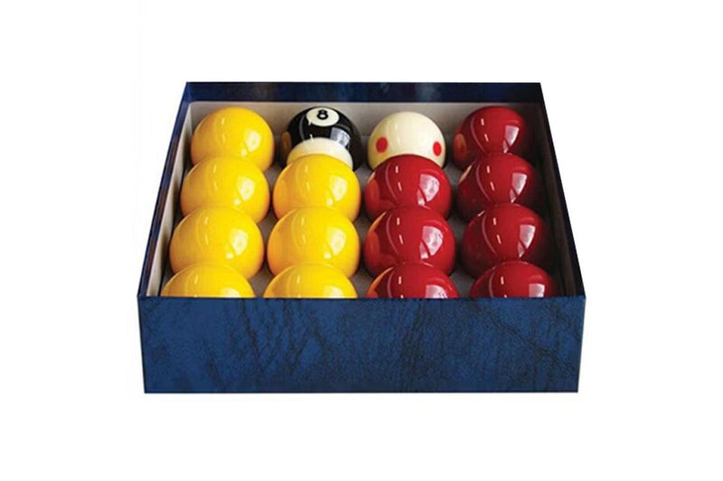 Arasmith Casino Pro Cup Set Pool Snooker Balls 2" 7 Red Yellow 1 Black White