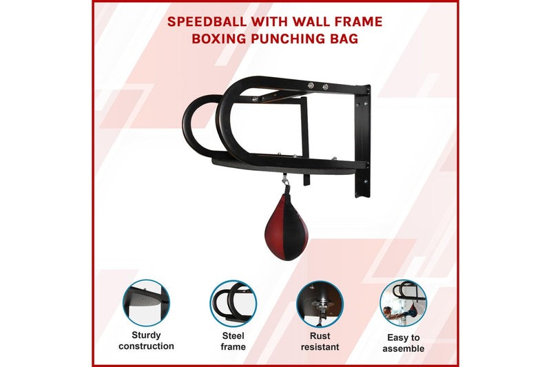 Speedball with Wall Frame Boxing Punching Bag