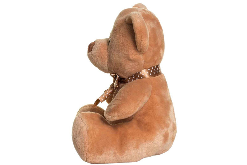 Mumbles Velvet Bear Plush Toy (Brown) (30cm)