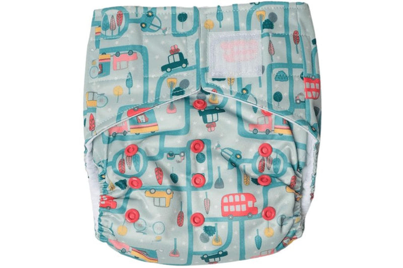 Snazzi Pants: All in One Reusable Nappy - Busy Street