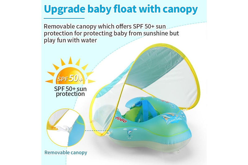 Baby Swimming Ring With Sunshade - Small