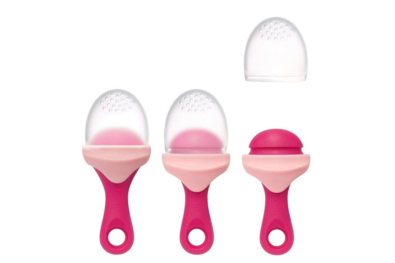 Boon: Pulp Silicone Feeder - Pink/Blush