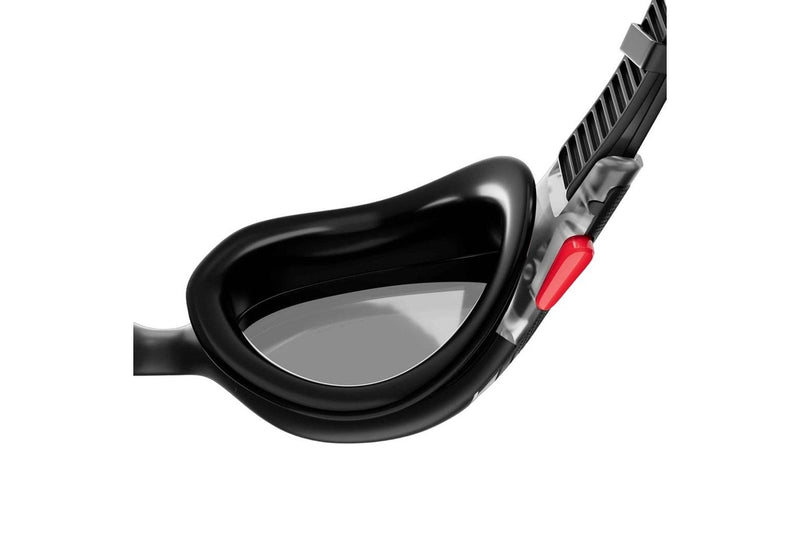 Speedo Unisex Adult 2.0 Biofuse Swimming Goggles (Black/Smoke) (One Size)